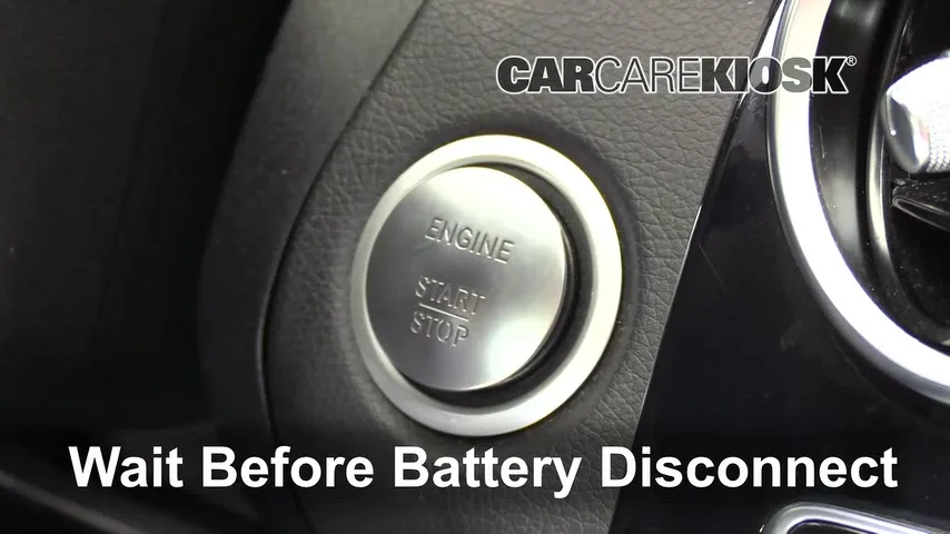 2015 Mercedes-Benz C300 4Matic 2.0L 4 Cyl. Turbo Battery Replace